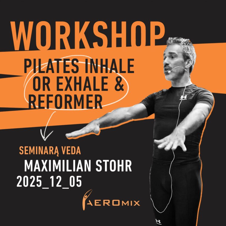 Workshop „PILATES INHALE OR EXHALE & REFORMER“