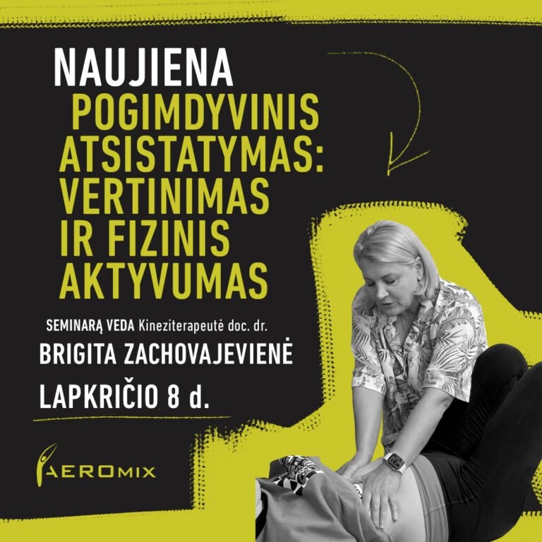 Pogimdyvinis atsistatymas: vertinimas ir fizinis aktyvumas